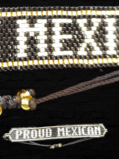 Wixarika Miyuki Beaded Bracelets – Handmade Mexican Huichol Jewelry "Corona"