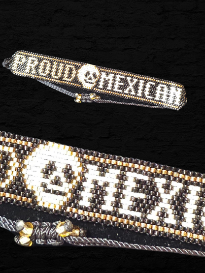 Wixarika Miyuki Beaded Bracelets – Handmade Mexican Huichol Jewelry "Corona"