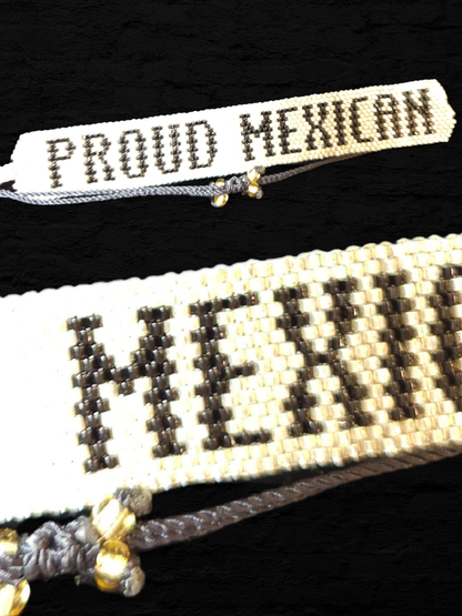 Wixarika Miyuki Beaded Bracelets – Handmade Mexican Huichol Jewelry "Corona"