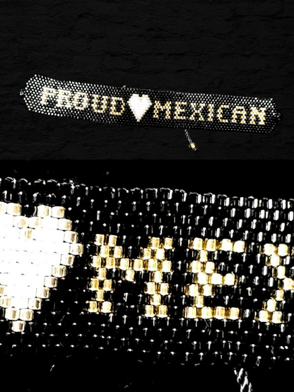 Wixarika Miyuki Beaded Bracelets – Handmade Mexican Huichol Jewelry "Corona"