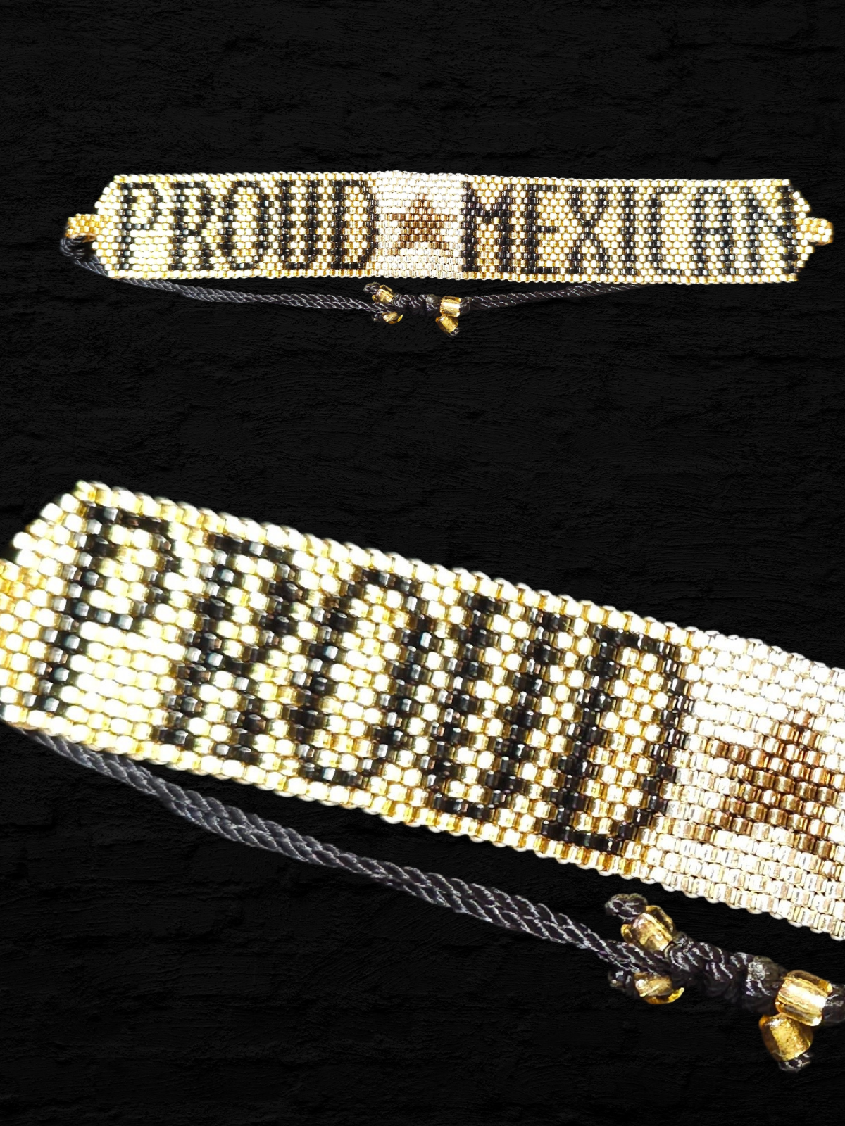 Wixarika Miyuki Beaded Bracelets – Handmade Mexican Huichol Jewelry "Corona"