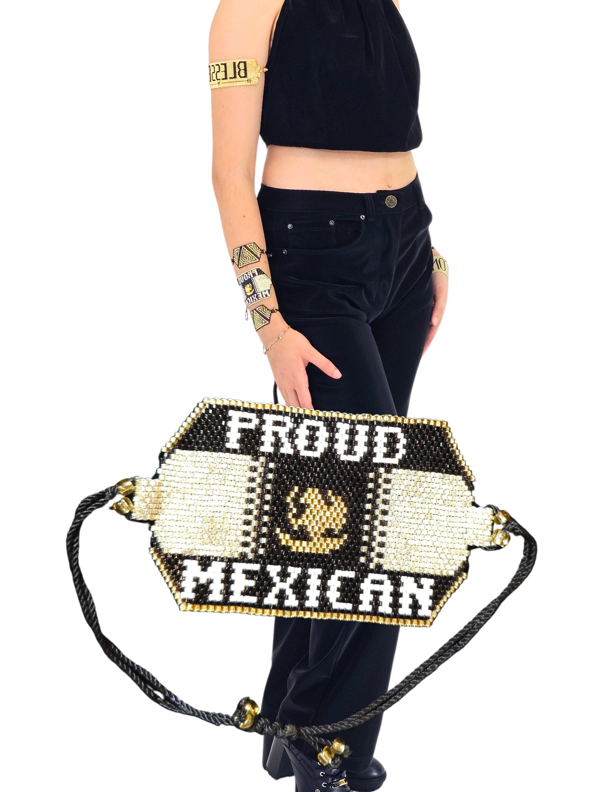 Wixarika Miyuki Beaded Bracelets – Handmade Mexican Huichol Jewelry "Corona"