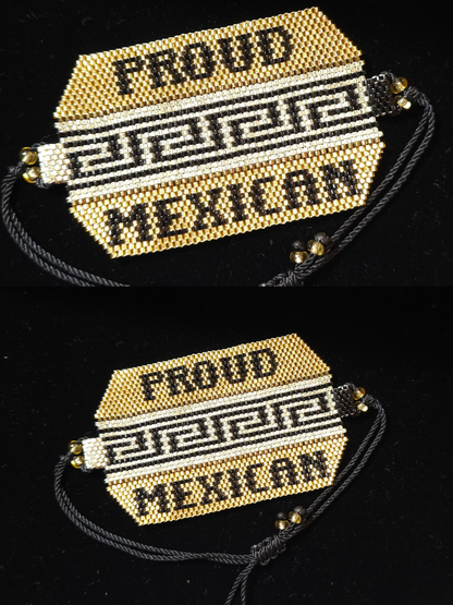 Wixarika Miyuki Beaded Bracelets – Handmade Mexican Huichol Jewelry "Corona"