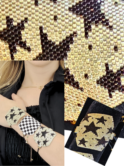 Wixarika Miyuki Beaded Bracelets – Handmade Mexican Huichol Jewelry "Corona"