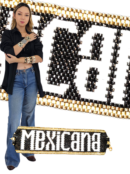 Wixarika Miyuki Beaded Bracelets – Handmade Mexican Huichol Jewelry "Corona"