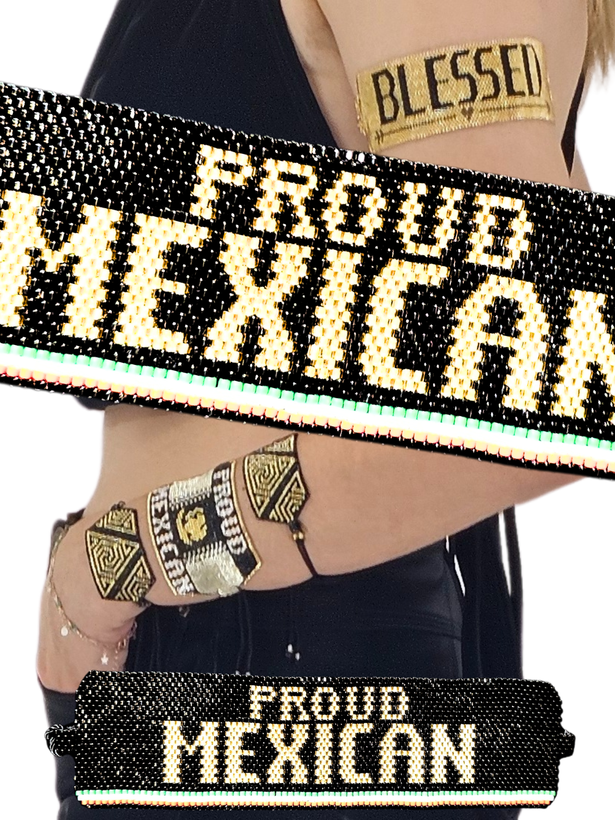 Wixarika Miyuki Beaded Bracelets – Handmade Mexican Huichol Jewelry "Corona"