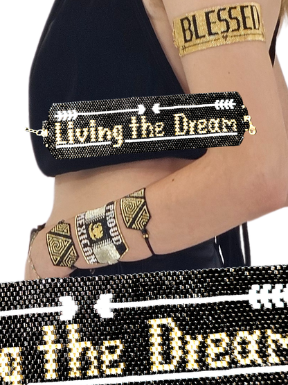 Wixarika Miyuki Beaded Bracelets – Handmade Mexican Huichol Jewelry "Corona"