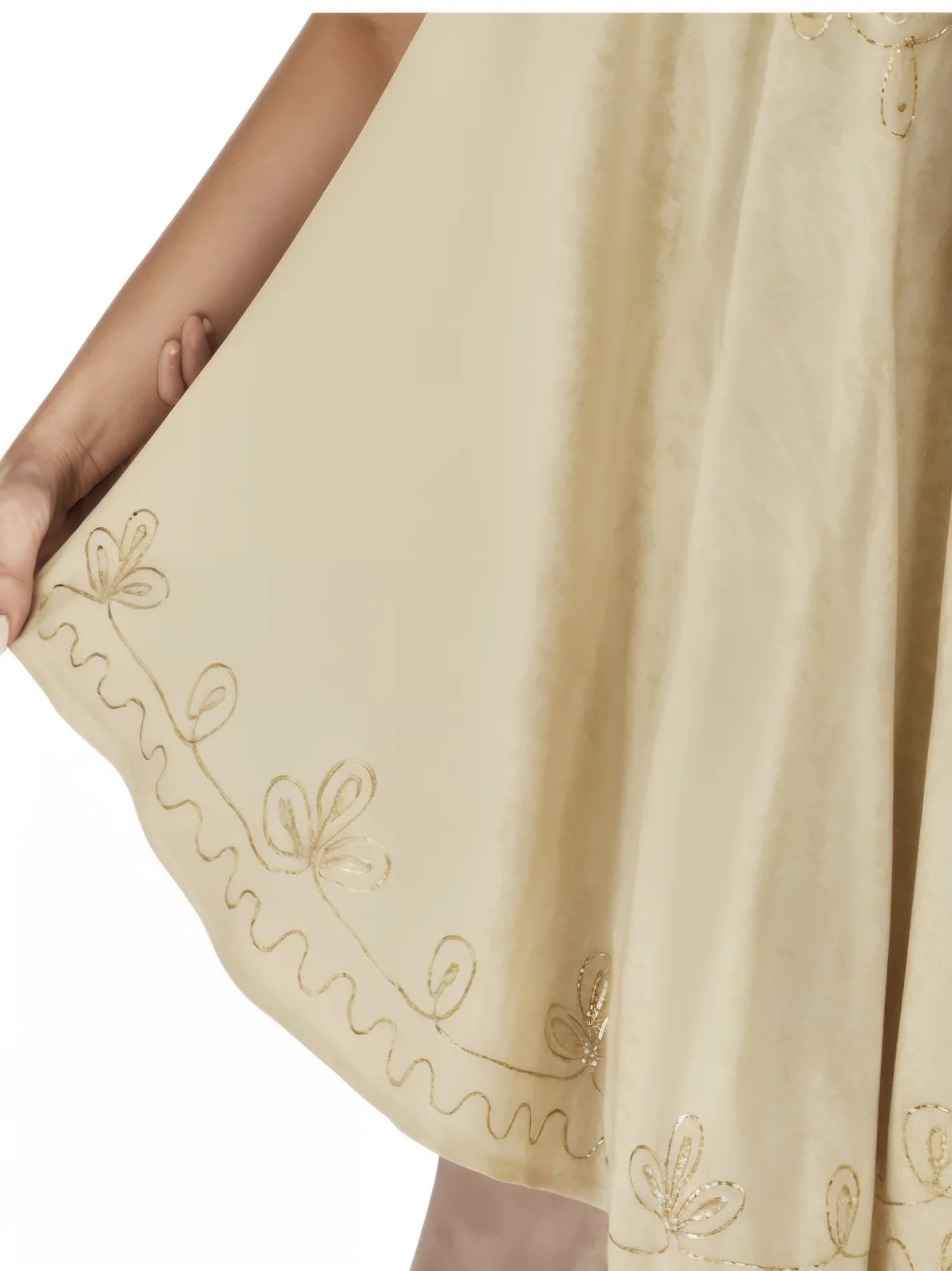 Antiqued Yellow Boho Short Sleeve Flowy Dress – Loose Fit| Tenku Designs - Tenku Designs