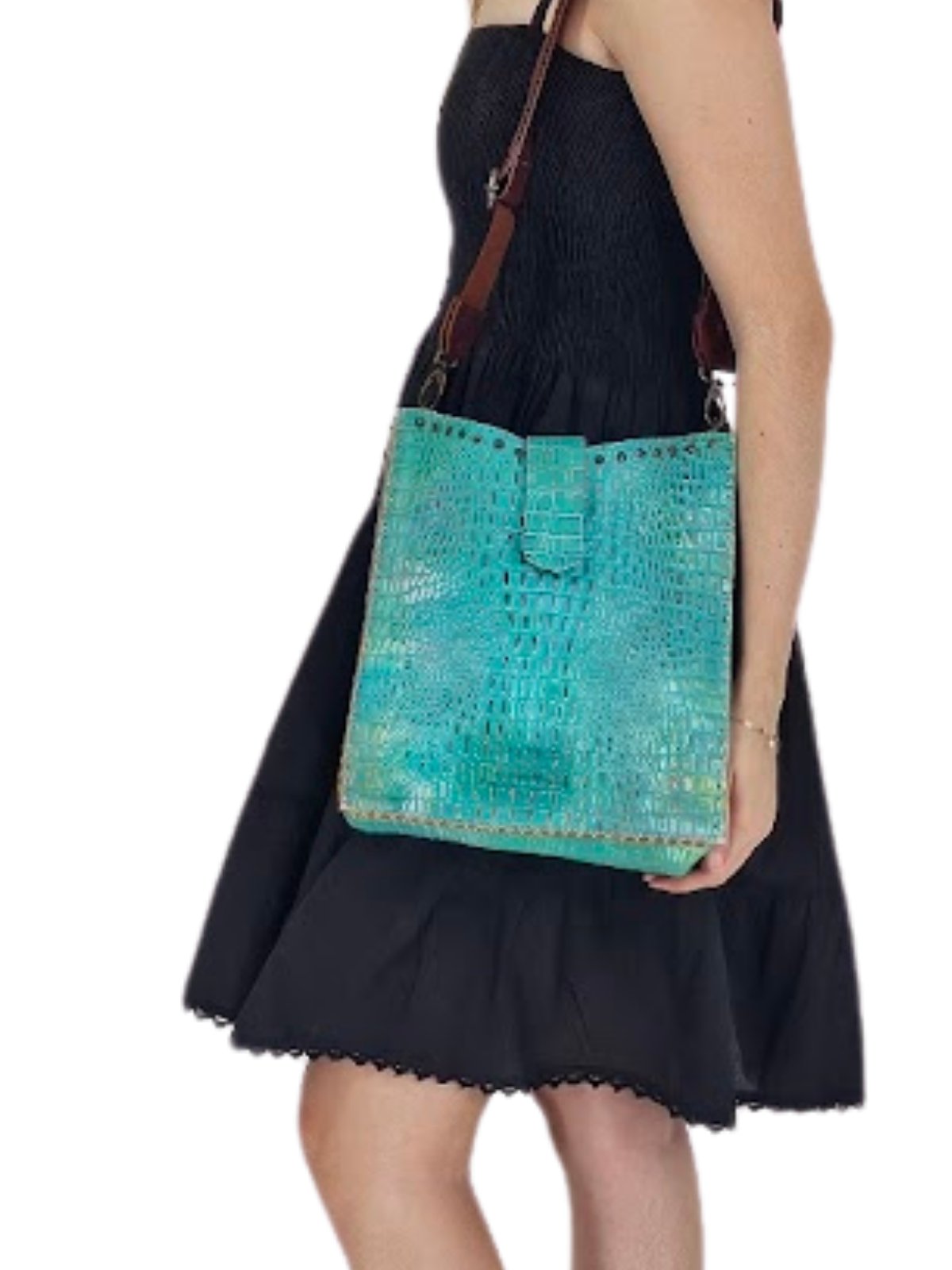 College Tote Aqua * - Tenku Designs