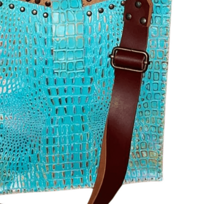 College Tote Aqua