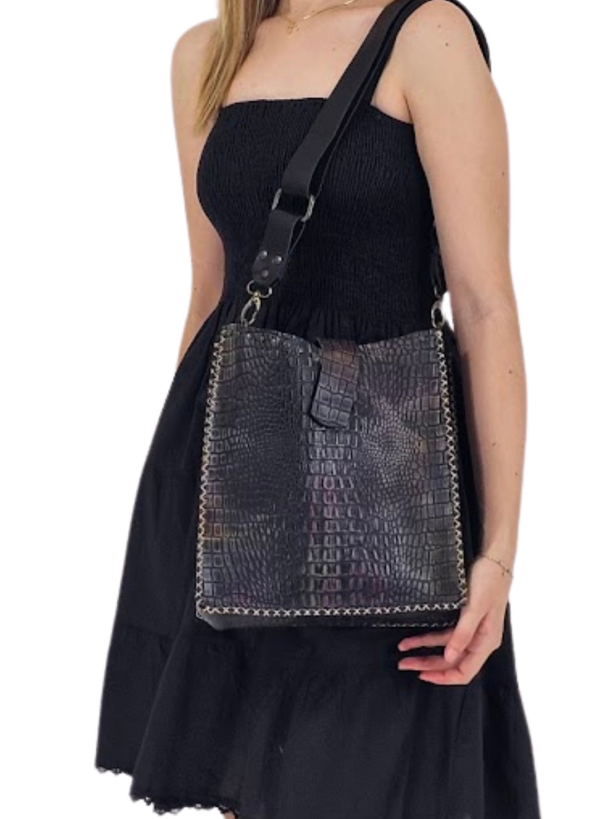 College Tote Black * - Tenku Designs