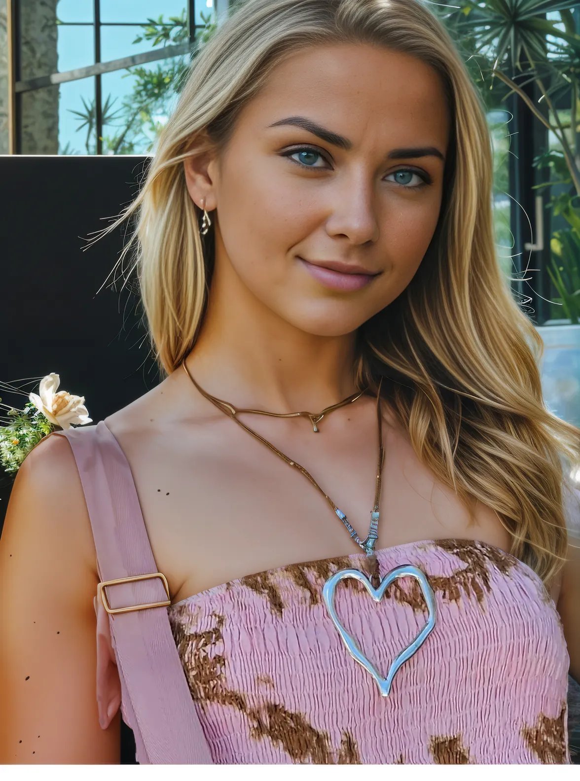 Elegant Strapless Dress with Gathered Bodice & Flowy Pink - Tenku Designs