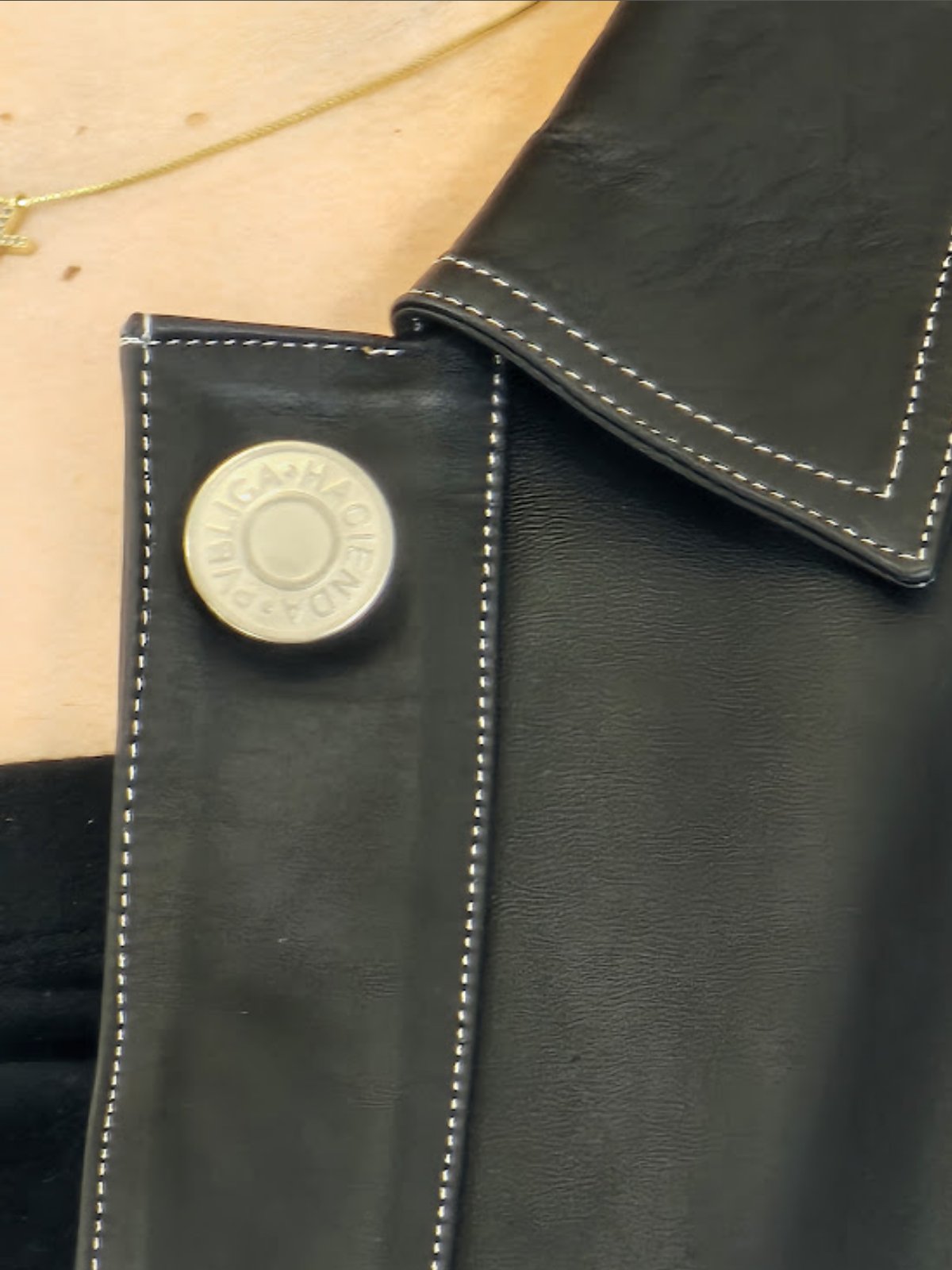 Handcrafted Oversized Sheepskin Leather Trucker Jacket – Stylish & Timeless - Tenku Designs