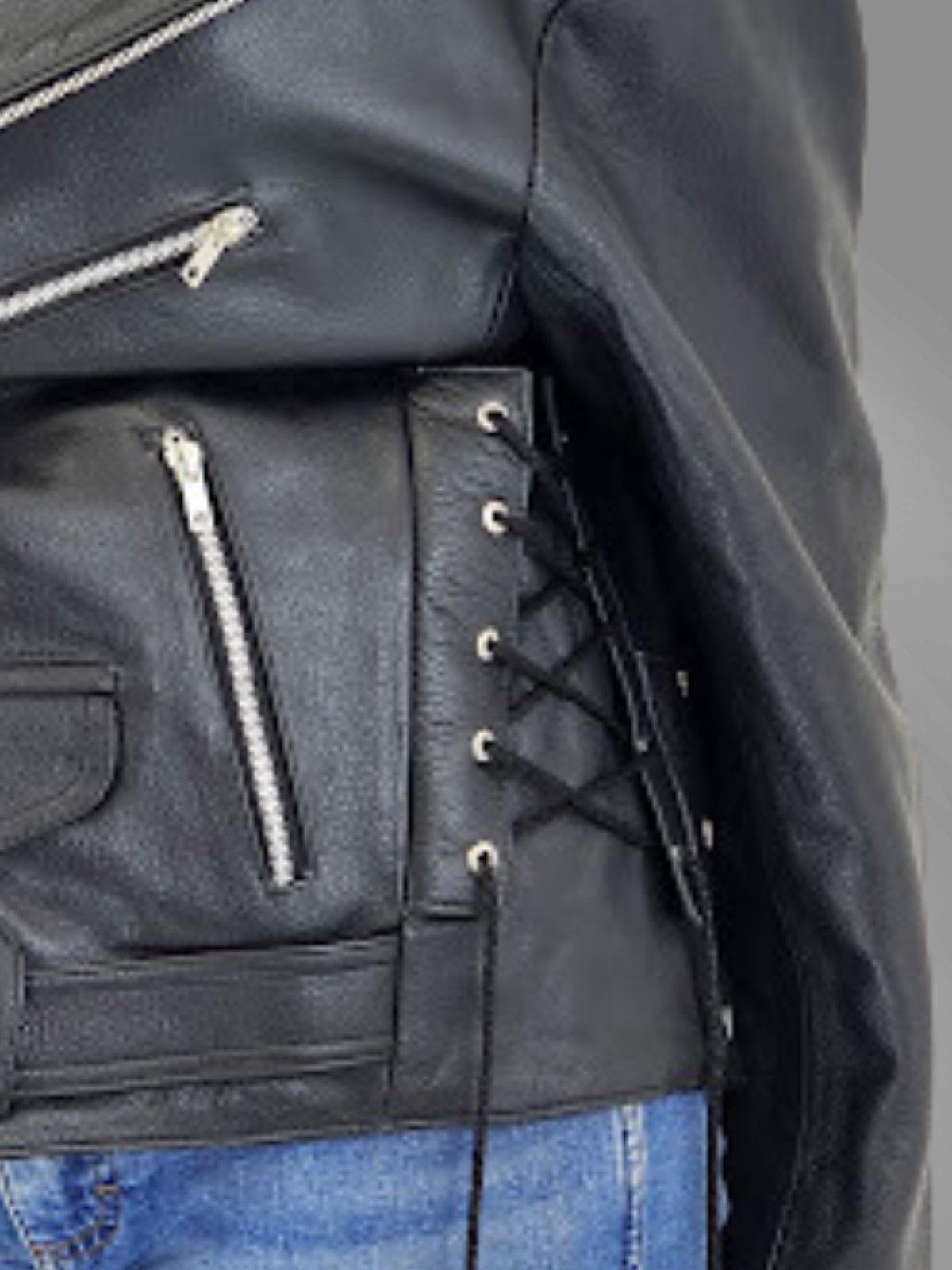 Handcrafted Women's Sheepskin Leather Biker Jacket – Premium Style Black - Tenku Designs