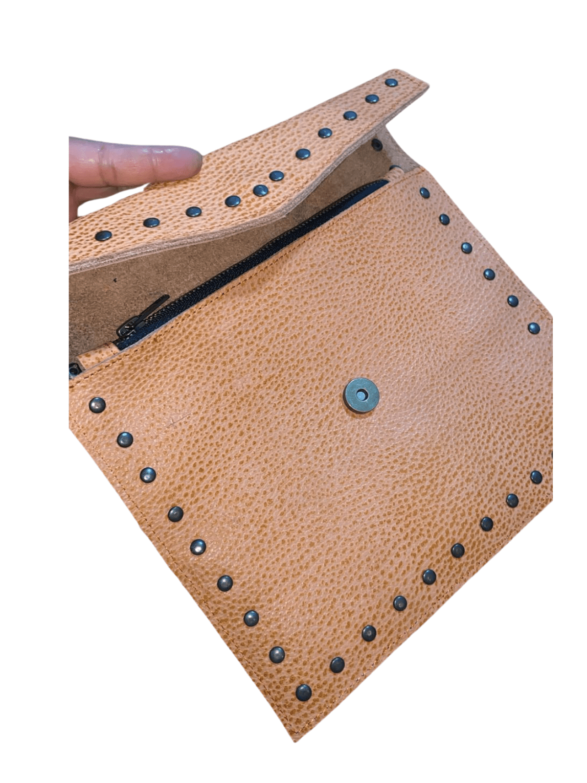 Hybrid Crosboddy Hand Wrist Bag Crocodile Embossed Black - Tenku Designs