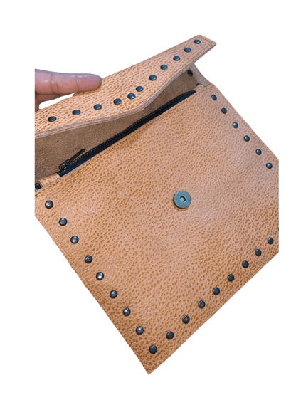 Hybrid Crosboddy Hand Wrist Bag Crocodile Embossed Black - Tenku Designs