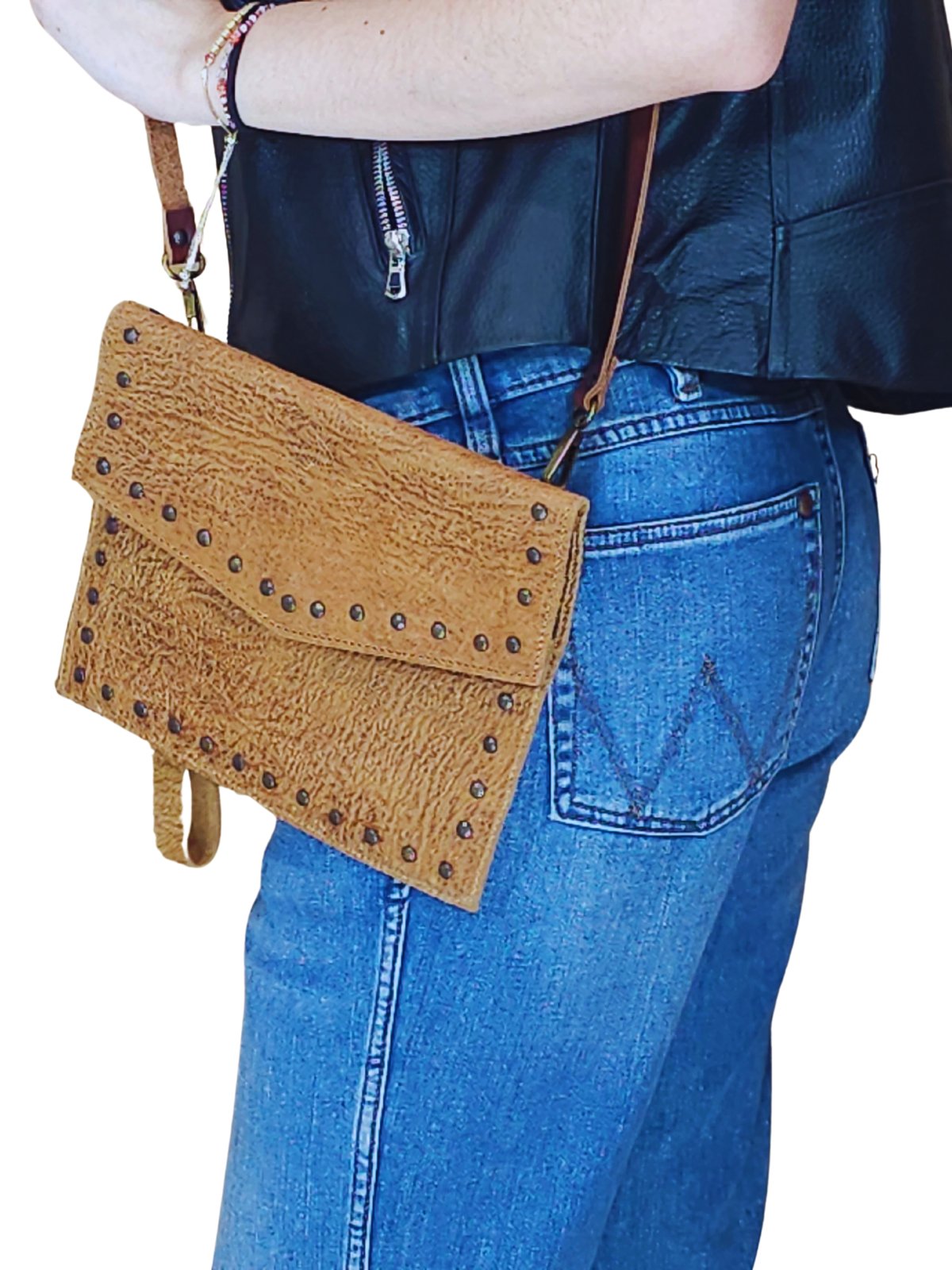 Hybrid Crosboddy Hand Wrist Bag Elephant - Tenku Designs