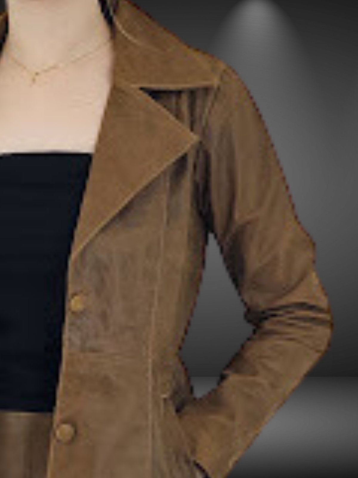 Leather Jacket Set Crackled Brown - Tenku Designs