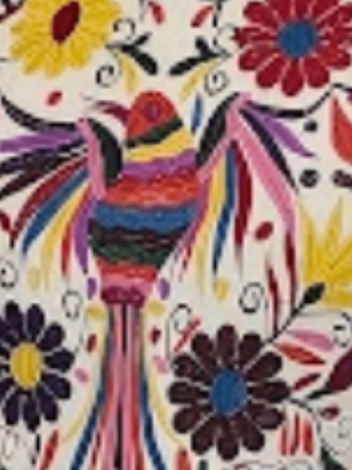 Mexican Folkloric Dress Natural - Tenku Designs