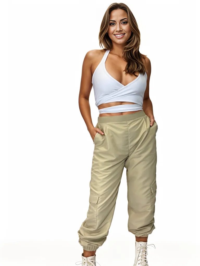 Multi - Way Halter Cross Neck Wrap Top with 2 Interchangeable Buckles – Adjustable, Chlorine - Resistant, Versatile Crop Top White - Tenku Designs