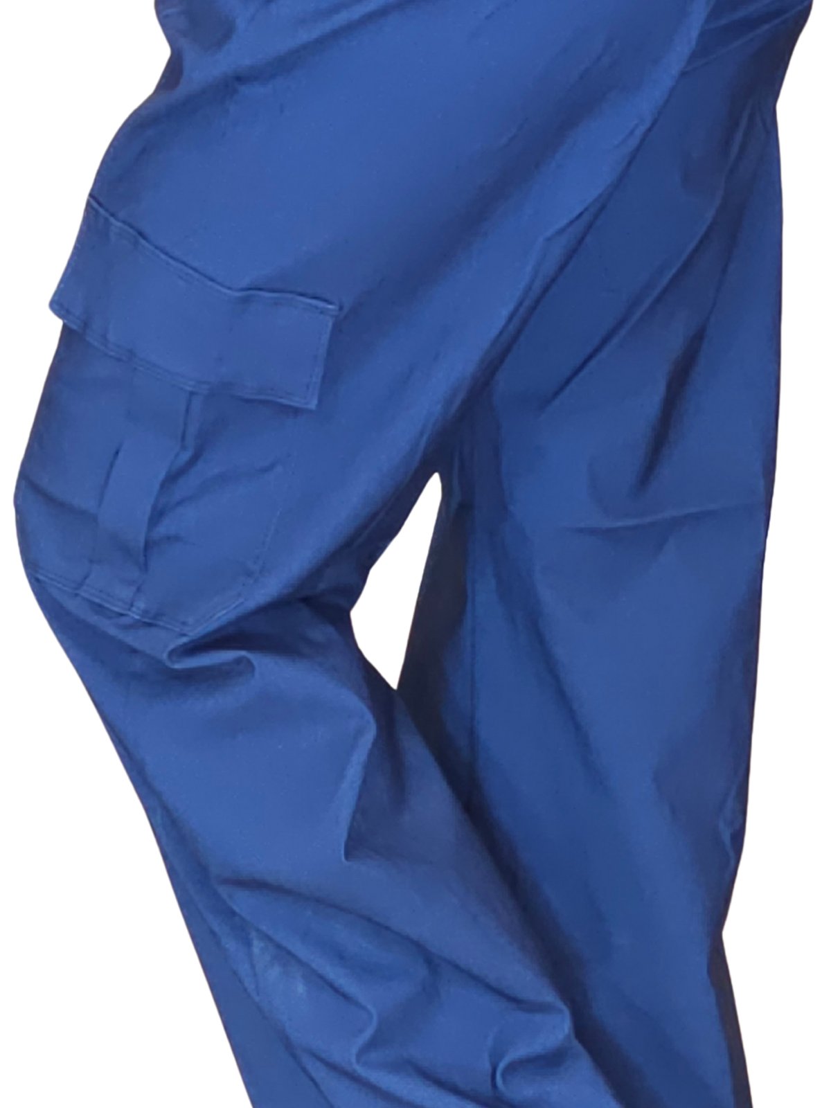 Navy Blue Oversized Cargo Pants – Stretchable & Trendy - Tenku Designs