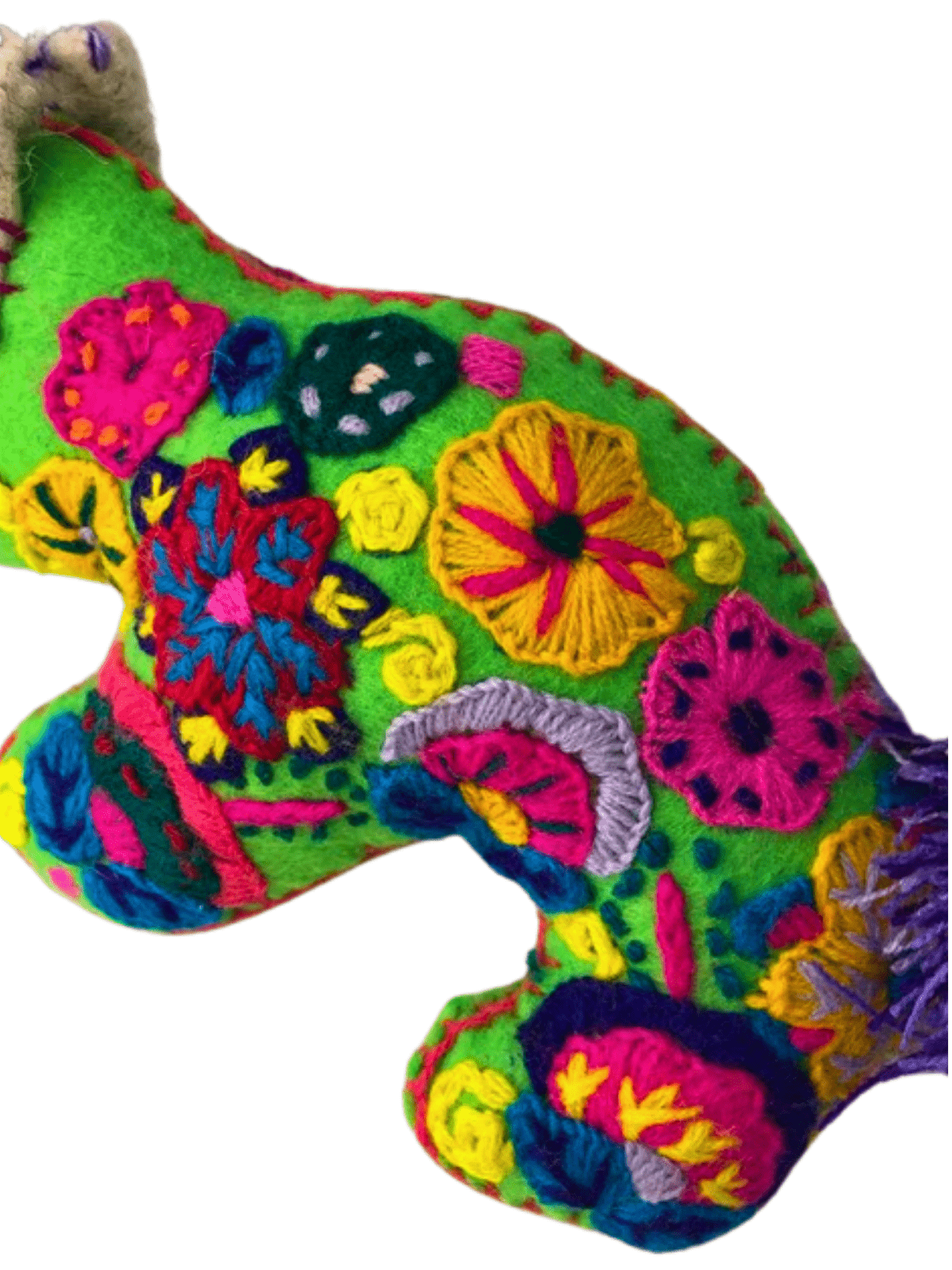 Otomi Hand Embroidered "Ardilla" - Tenku Designs