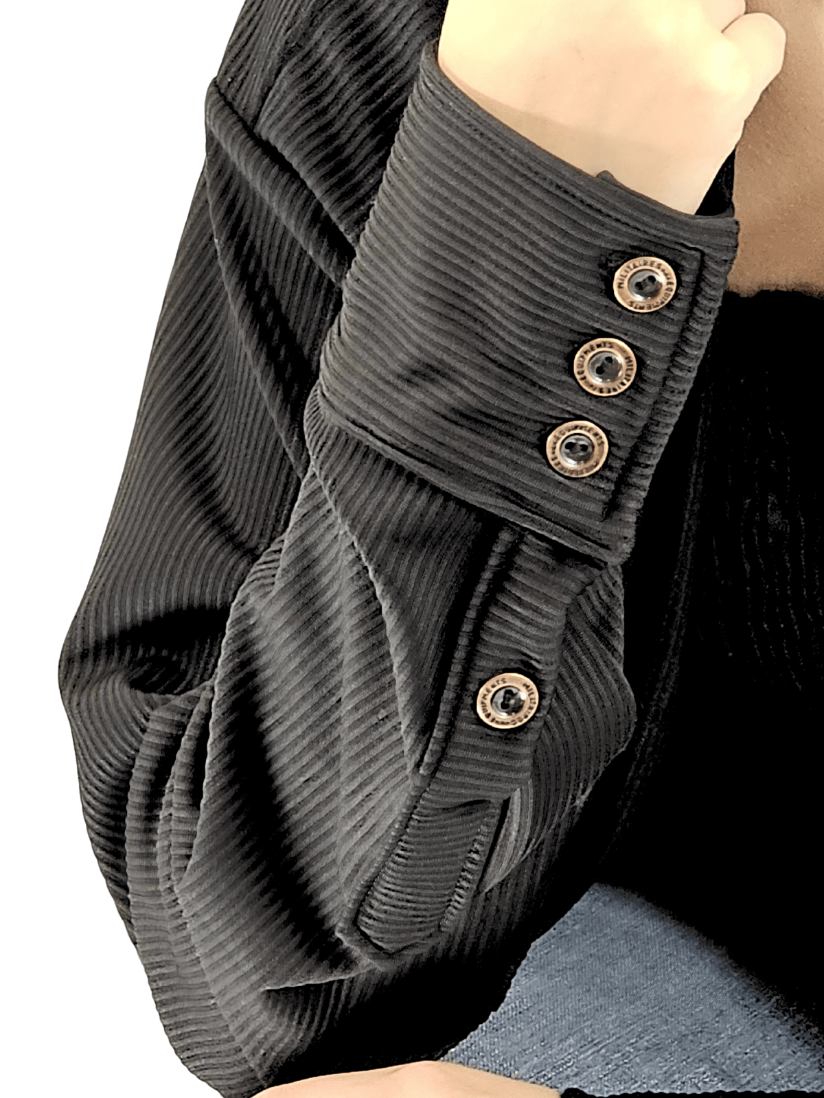 Oversized Shirt – Luxe Comfort with Country - Chic Style Black - Tenku Designs