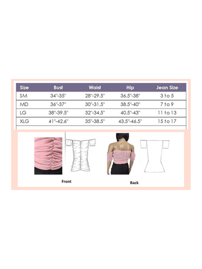 Strapless Mesh Crop Top - Soft & Breathable Fabric Black - Tenku Designs