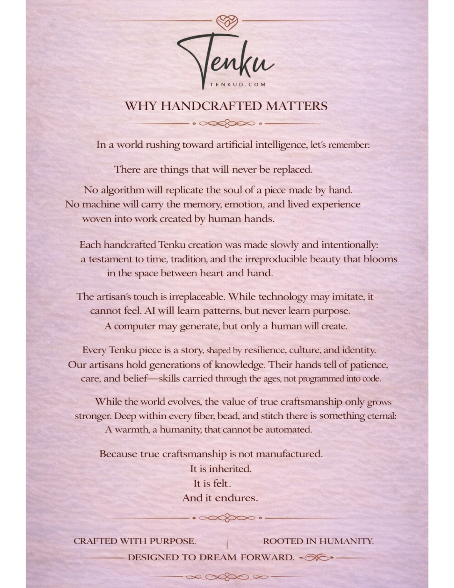 Tenku 10IS - tenku manifesto