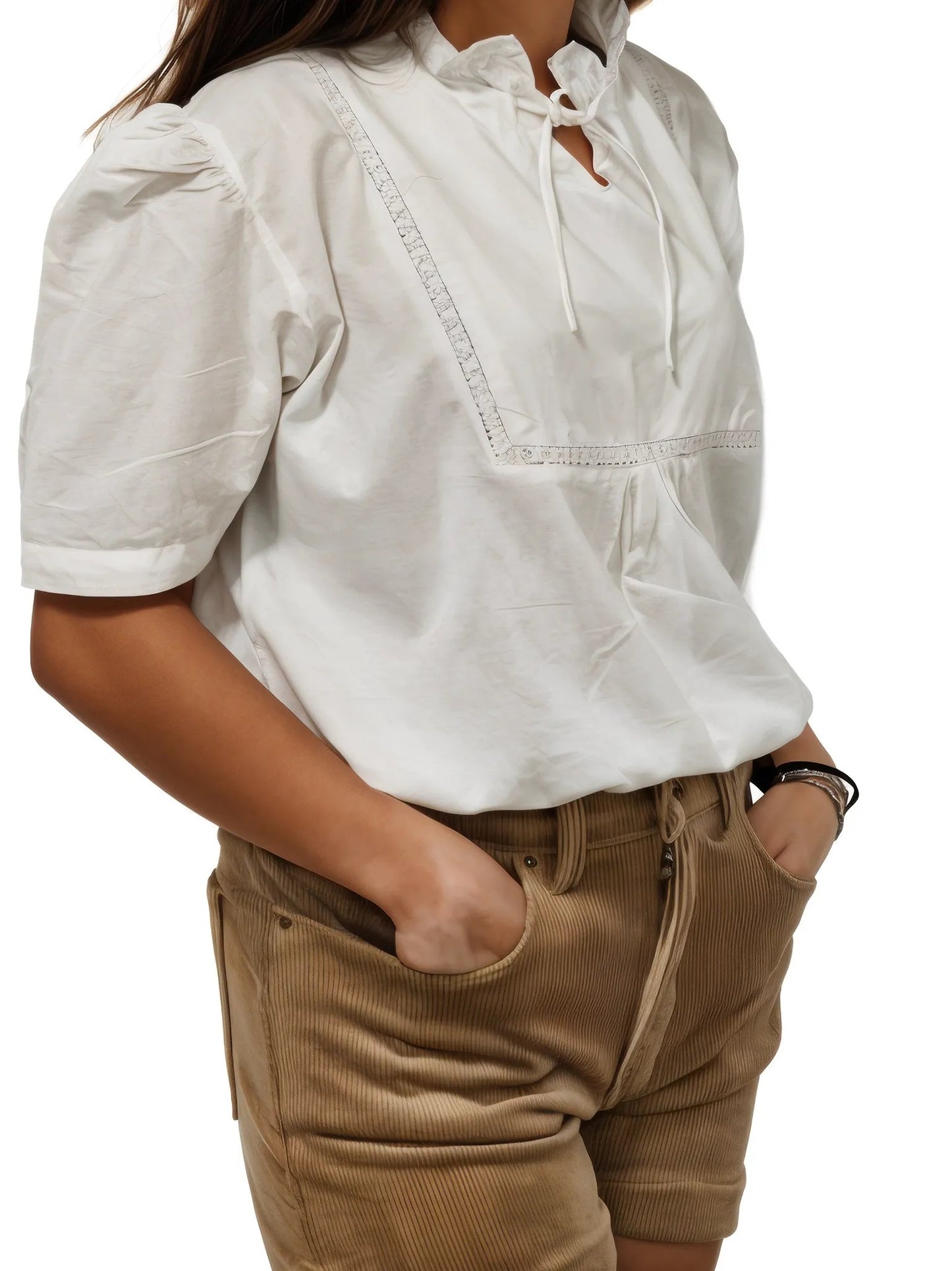 Woman's 100% Cotton White blouse